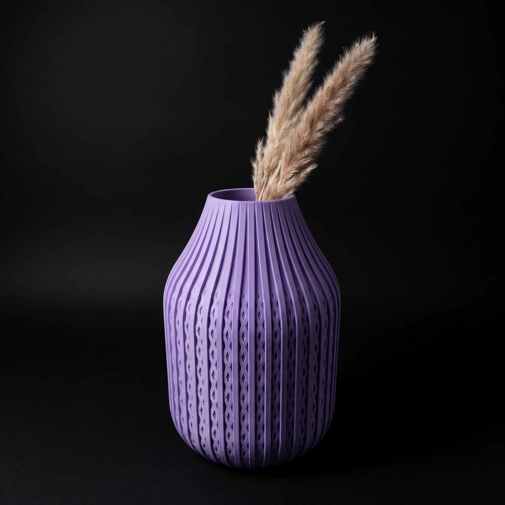 Vaso Karaf - Sculptural Presence - 200mm Roxo — foto 22
