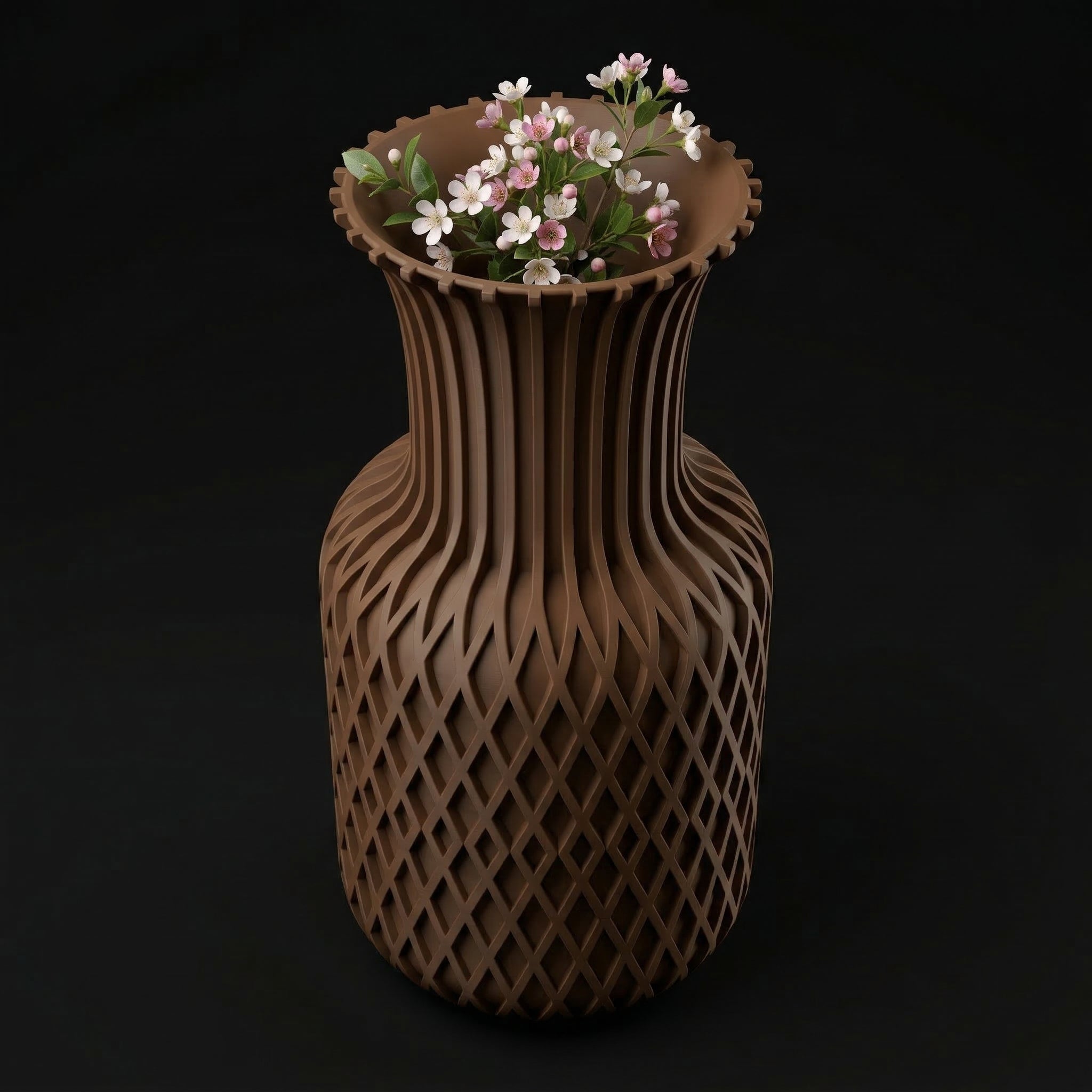 Vaso Orion - Luxurious Finish - 250mm Marrom — foto 8