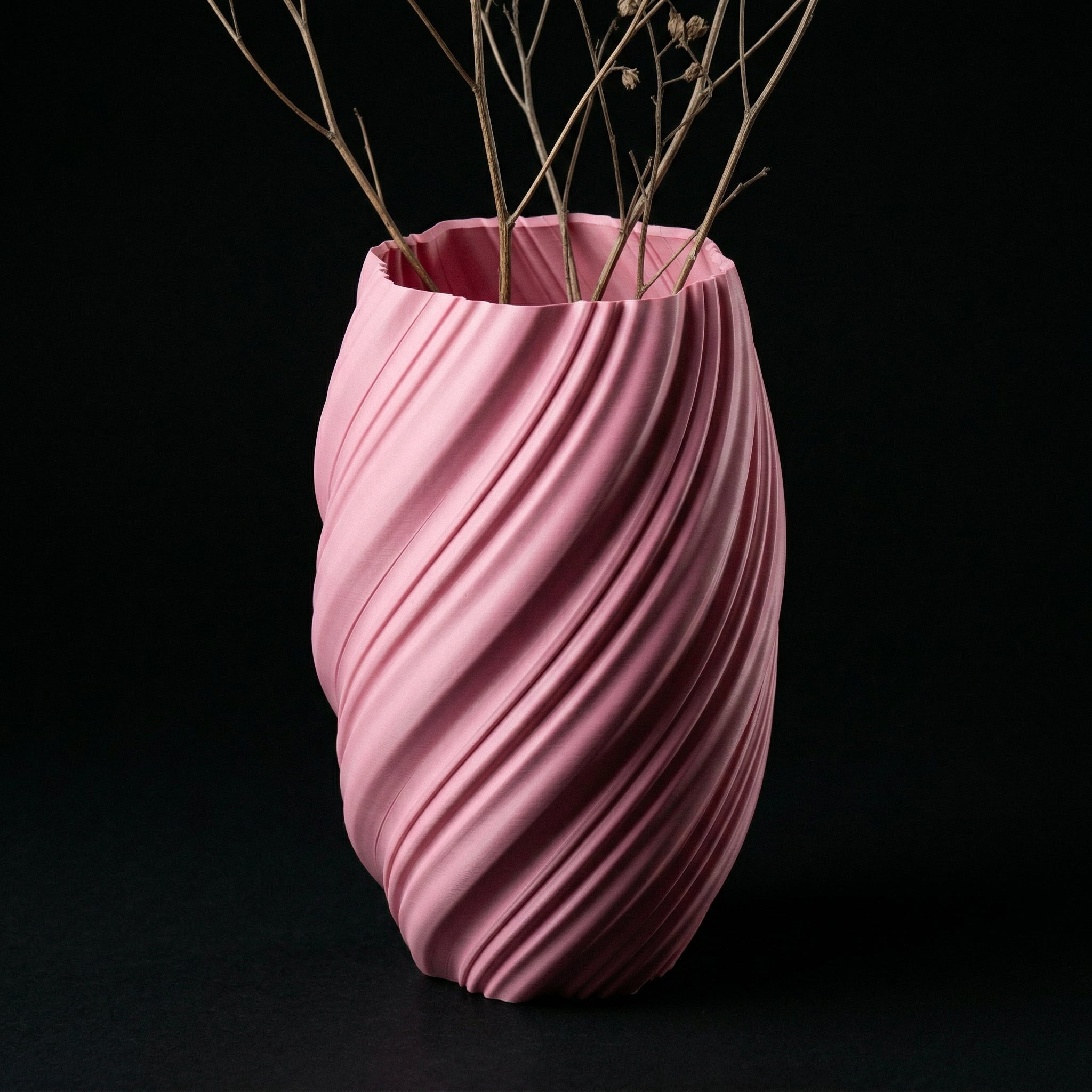 Vaso Ethereal - Sculpted Form - 248.8mm Rosa — foto 10