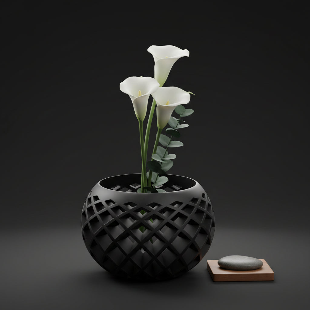 Vaso Axis - Timeless Structure - 81.8mm Preto — foto 7