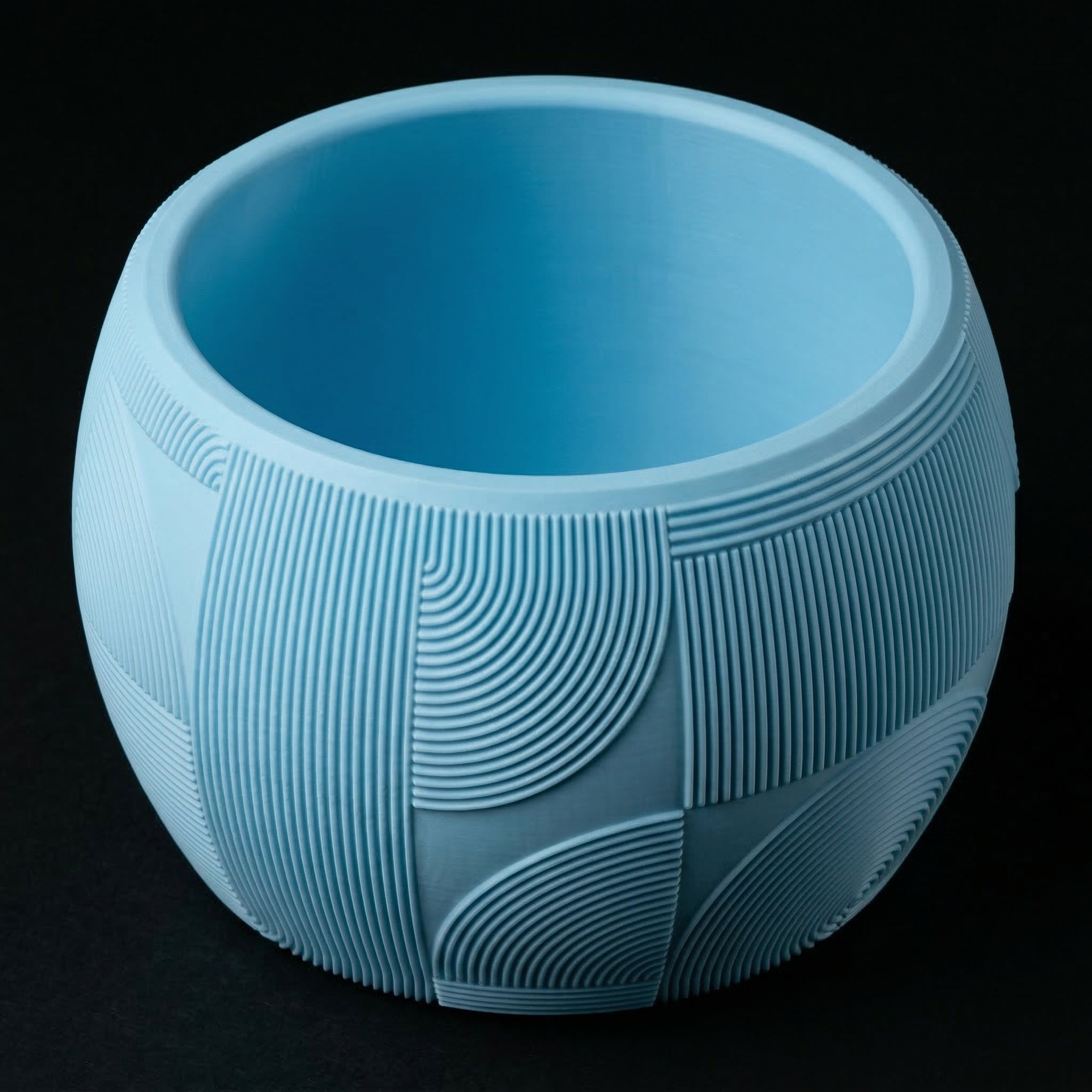 Vaso Muhen - Refined Texture - 78.4mm Azul — foto 32