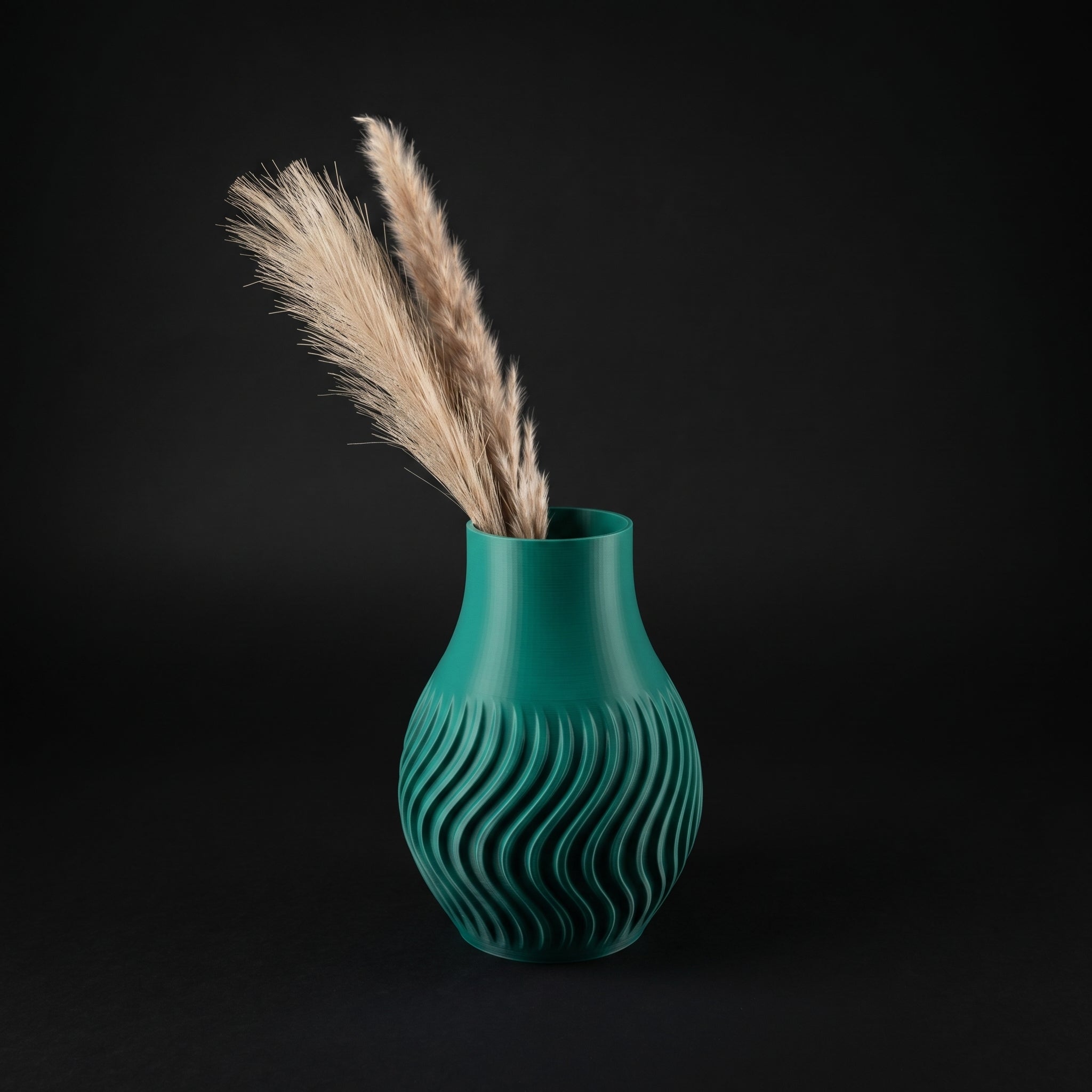 Vaso Aria - Harmonious Waves - 220mm Verde — foto 7