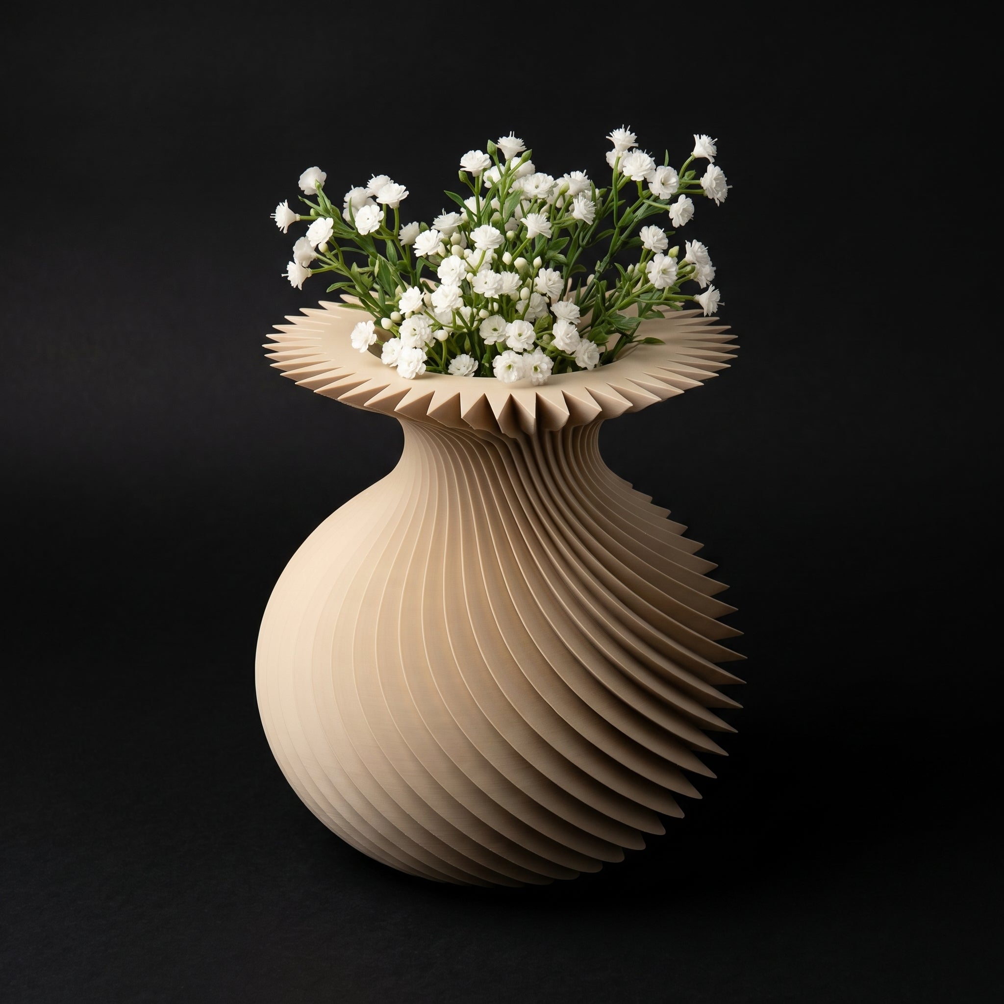 Vaso Kallarhals - Sculptural Presence - 150mm Branco — foto 7