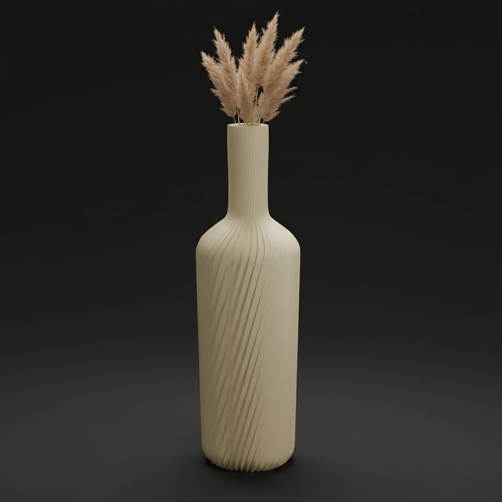 Vaso Muhen - Refined Texture - 178mm Branco — foto 5