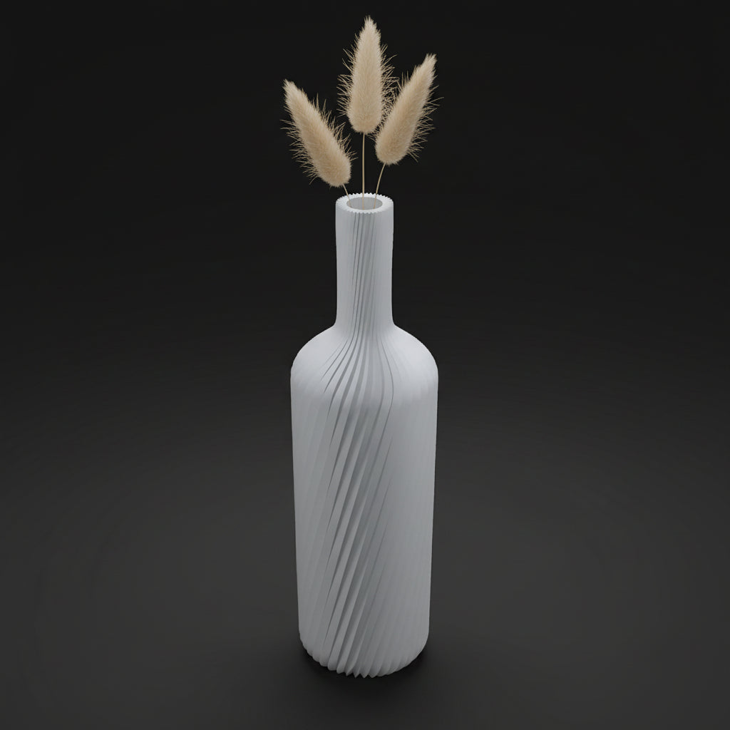 Vaso Muhen - Refined Texture - 178mm Branco — foto 6