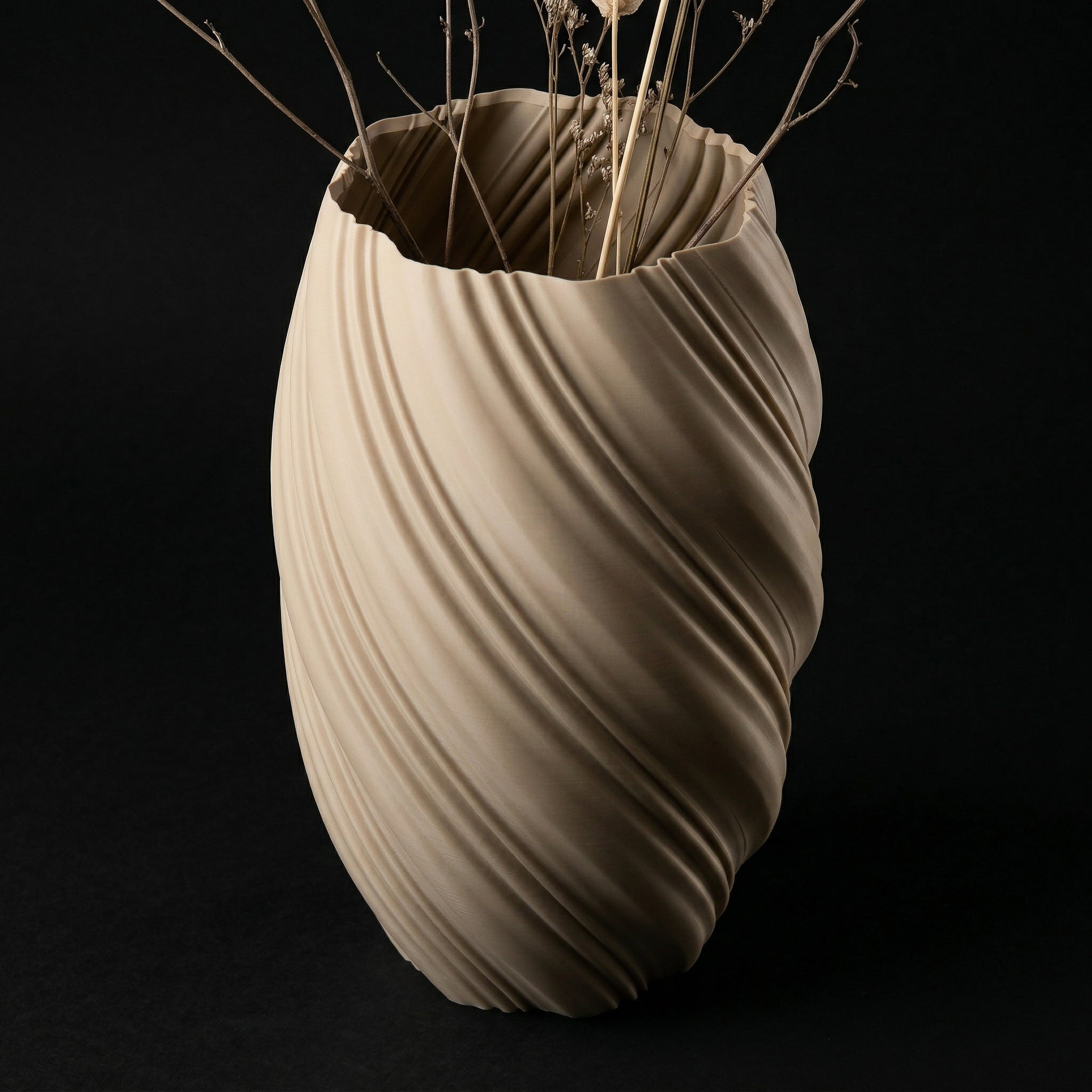 Vaso Ethereal - Sculpted Form - 248.8mm Branco — foto 13