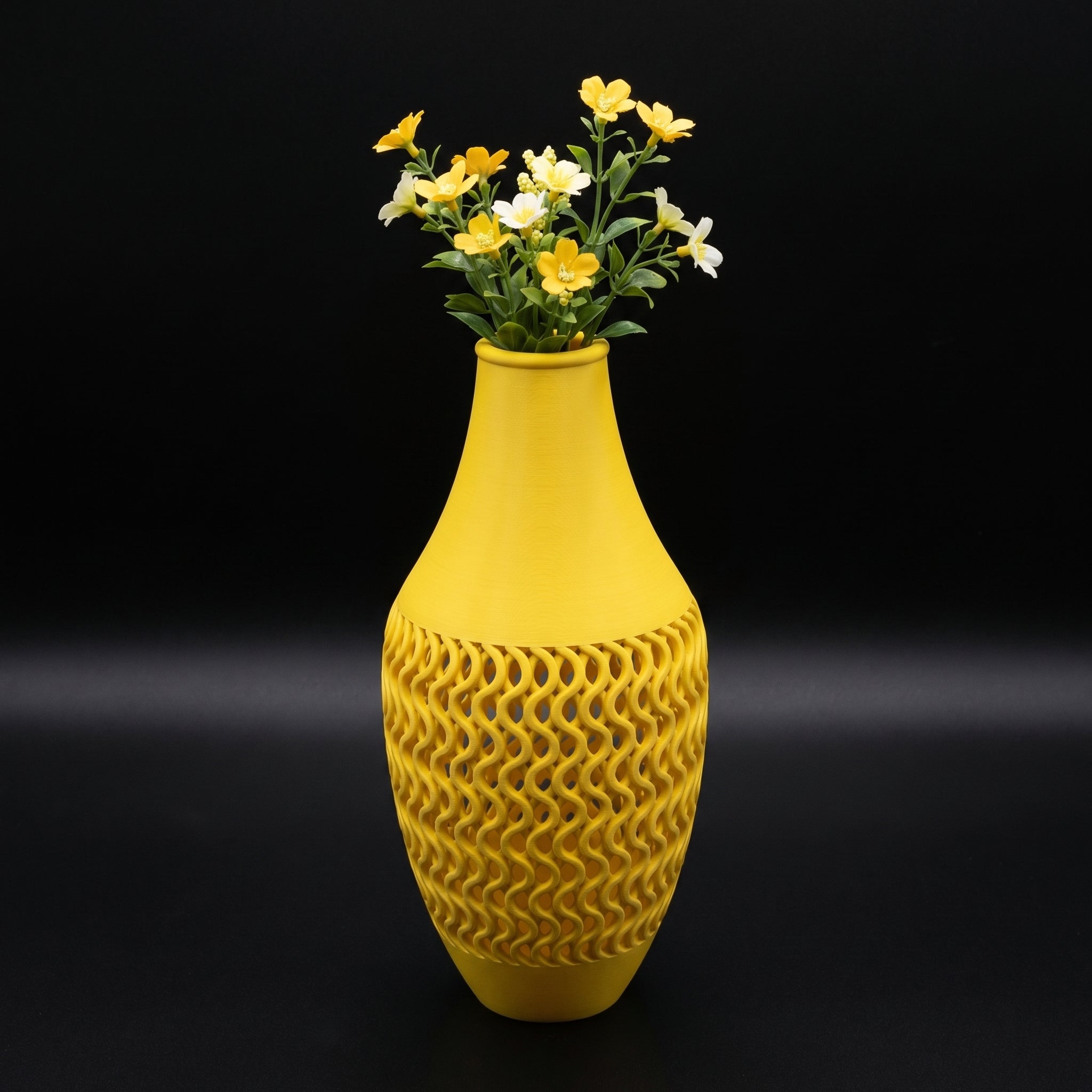Vaso Ventus - Modern Silhouette - 250mm Amarelo — foto 4
