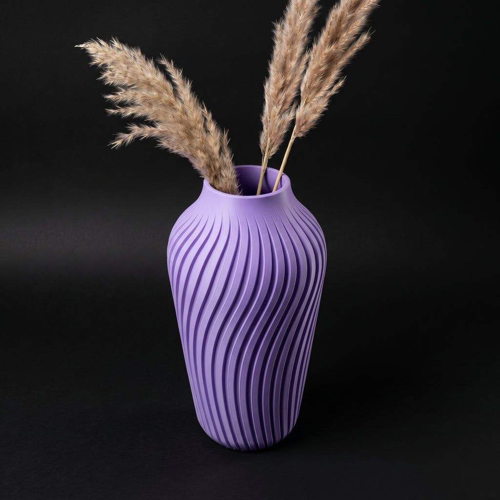 Vaso Lumina - Graceful Lines - 200mm Roxo — foto 1