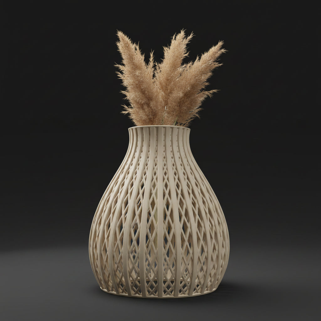 Vaso Apex - Timeless Texture - 120mm Branco — foto 6