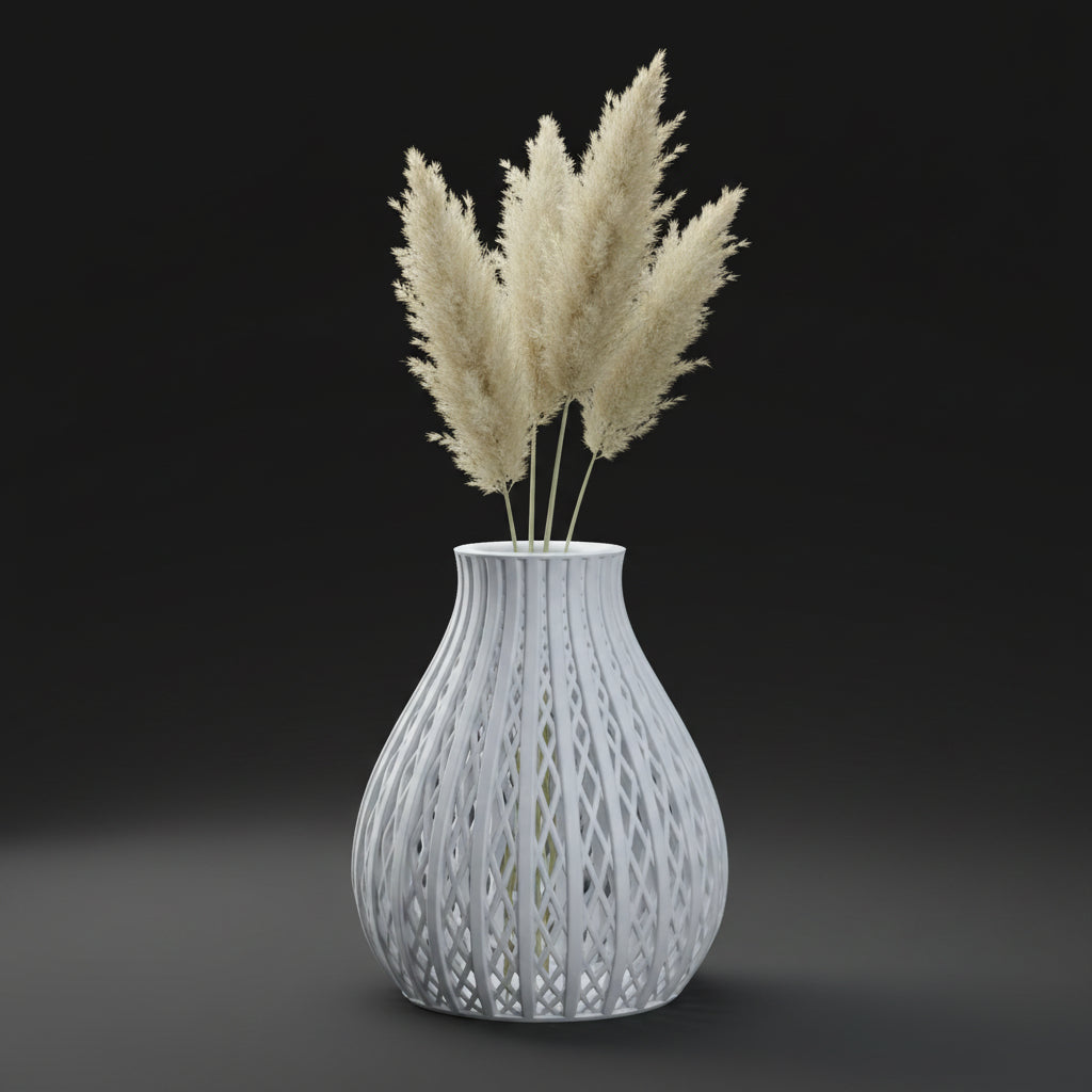 Vaso Apex - Timeless Texture - 120mm Branco — foto 5