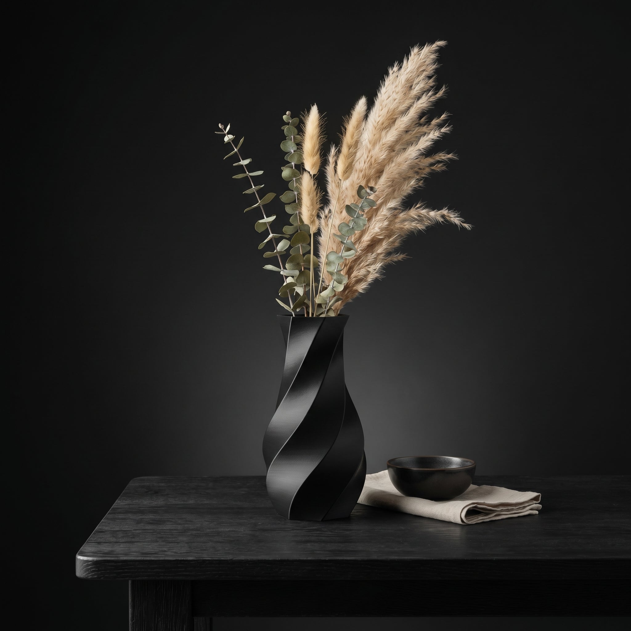 Vaso Nordvik - Refined Texture - 140mm Preto — foto 5
