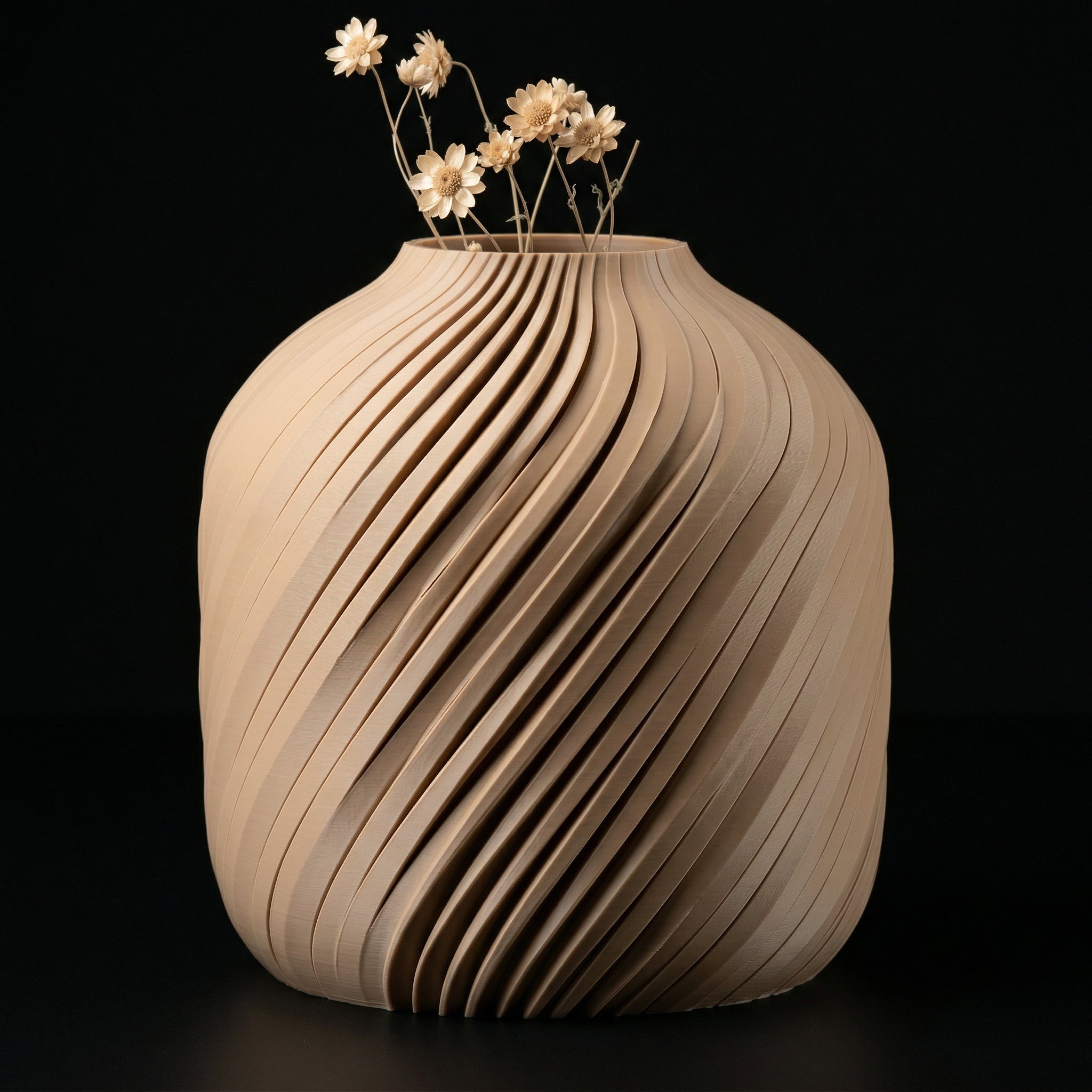 Vaso Voluta Design Curvo Branco — foto 10