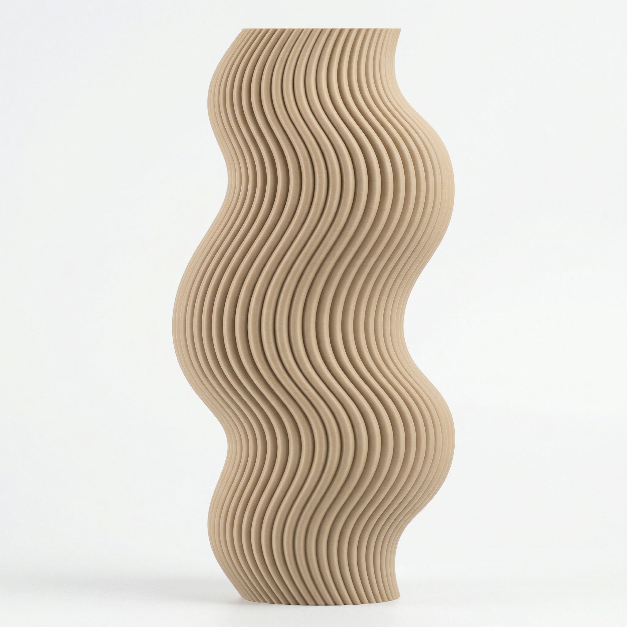 Vaso Aura Sinuosa Vertical Branco — foto 6