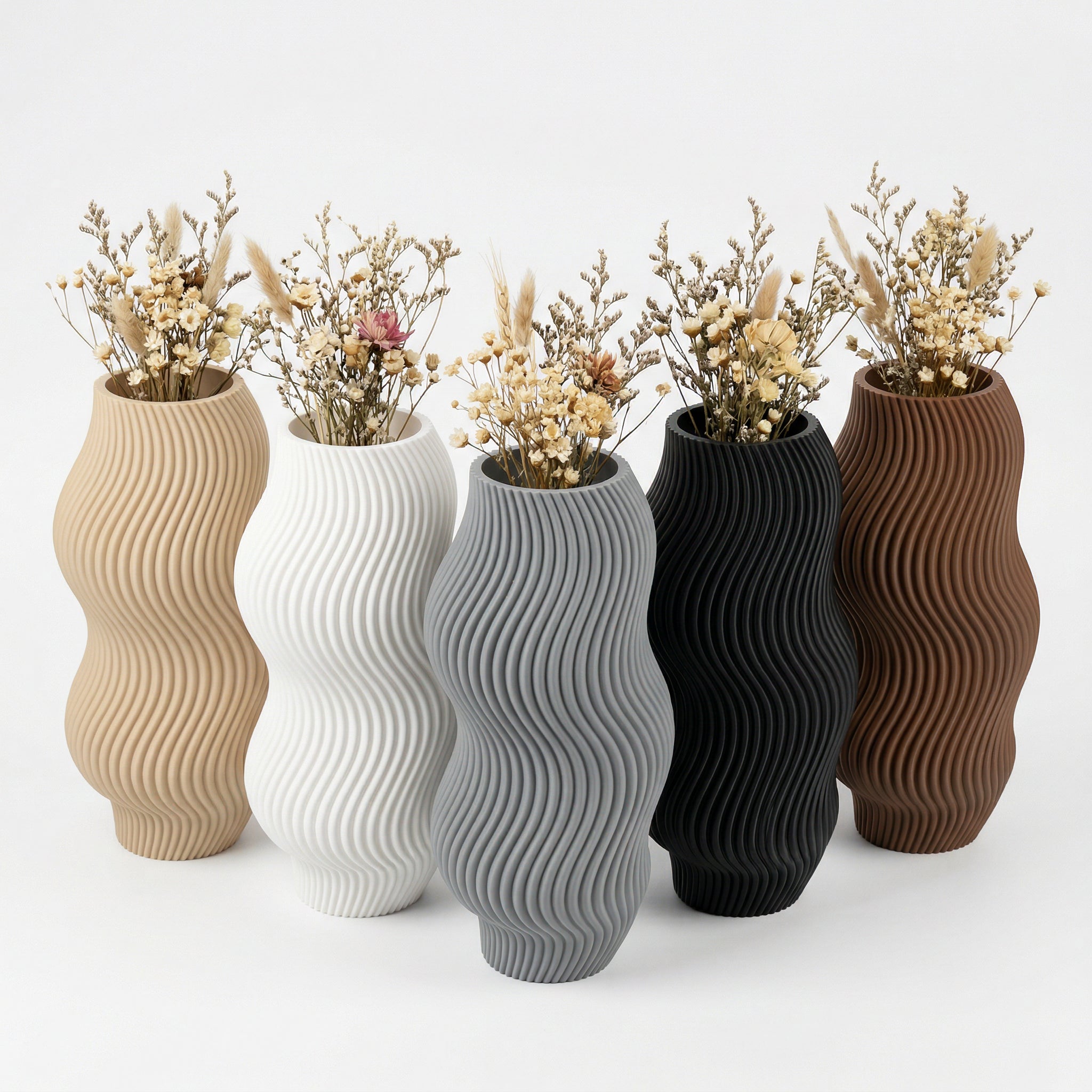 Vaso Aura Sinuosa Vertical Branco — foto 11