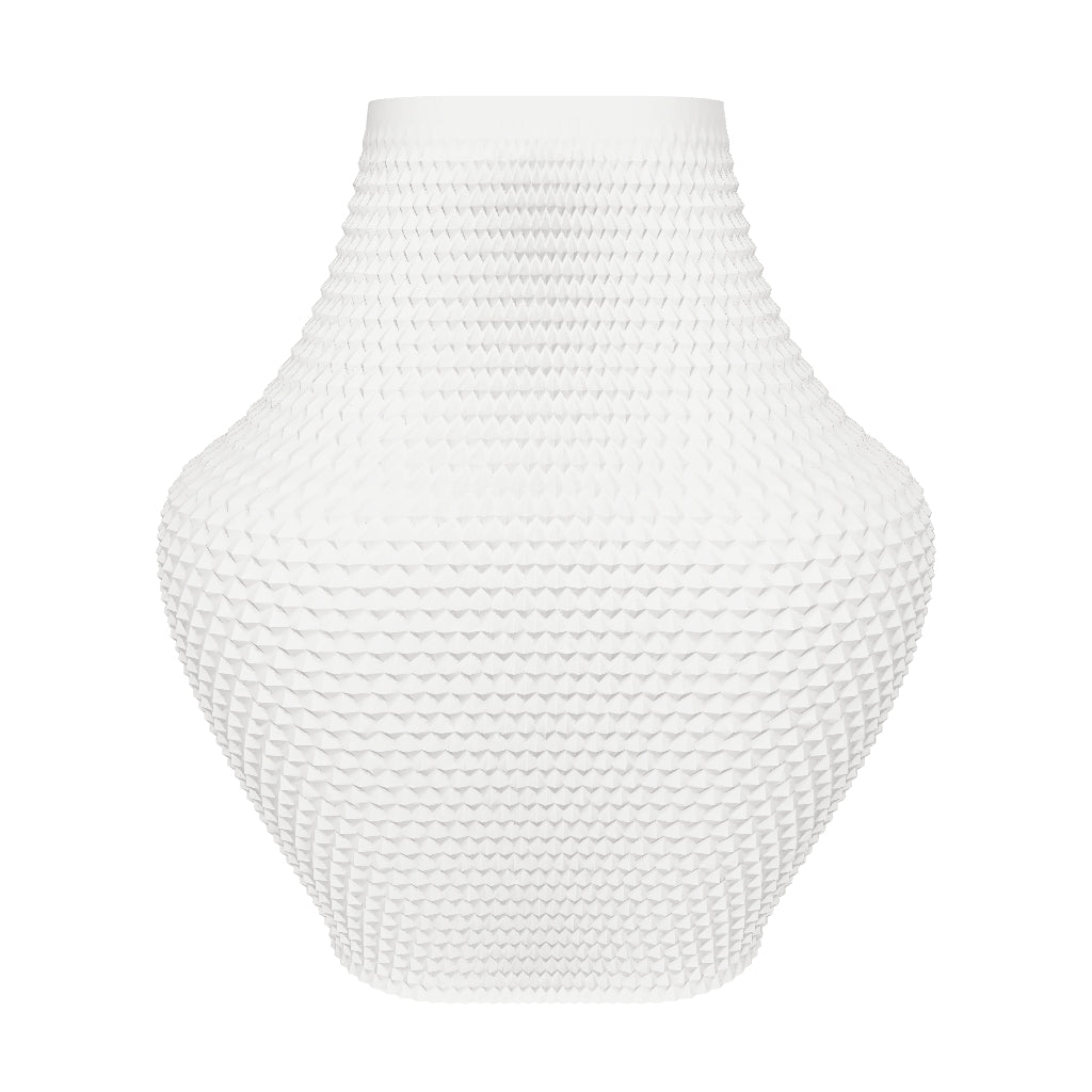 Vaso Grids — 3D — Branco