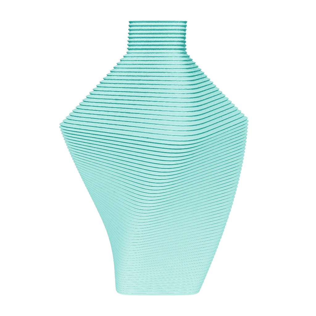 Vaso Luna — 3D — Teal Green